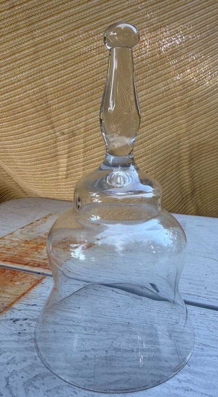 Glass Teardrop Cloche